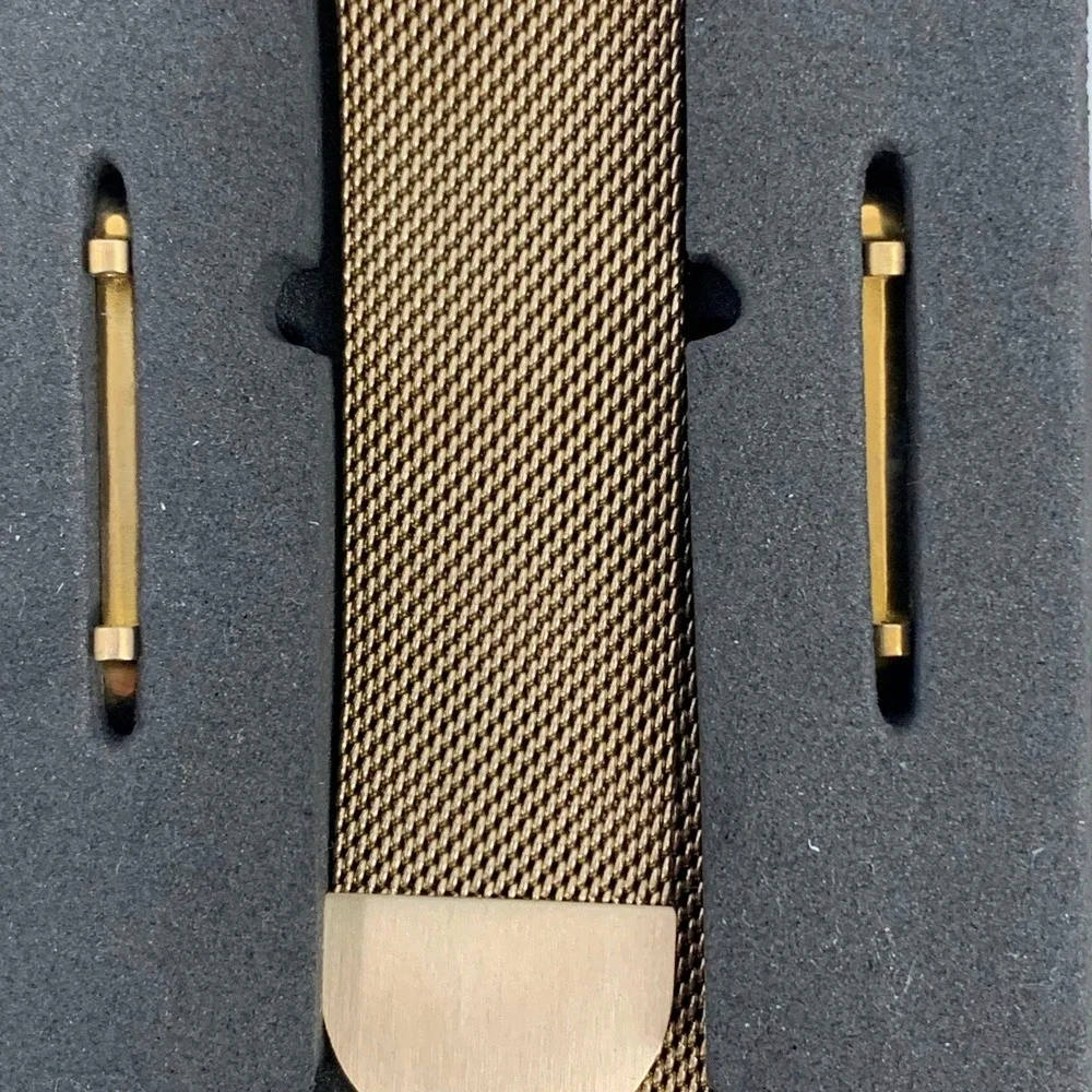 Posh Tech Apple Watch Band Infinity Metal Mesh Strap Fits All‎ Sizes Gold